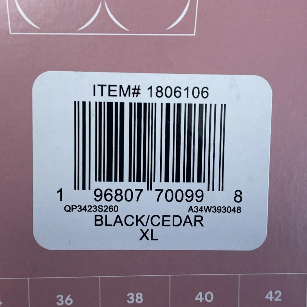 Calvin Klein Women's XL Wireless Bra Black/Cedar e0607 - Picture 5 of 5